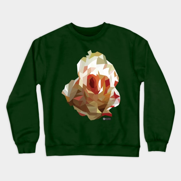 rose Crewneck Sweatshirt by Negativa